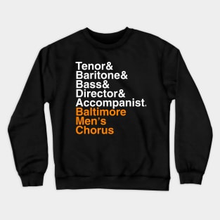 Helvetica Orange Crewneck Sweatshirt